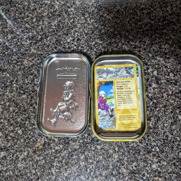 Pokémon Mini Tin X3 w/ Mini Art Card and Sticker (Empty) - Picture 8 of 9